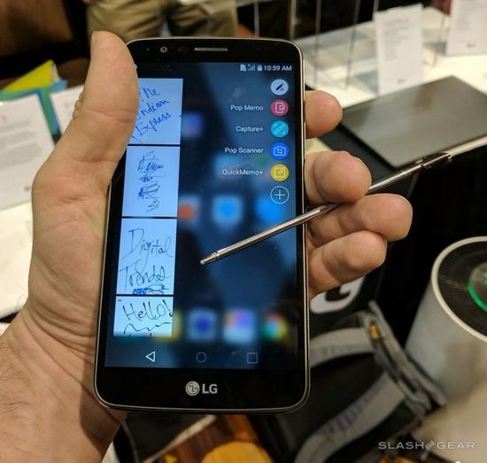LG Stylus 3配备的手写笔让人眼前一亮