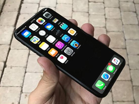 iPhone 8概念图——四面极窄边框