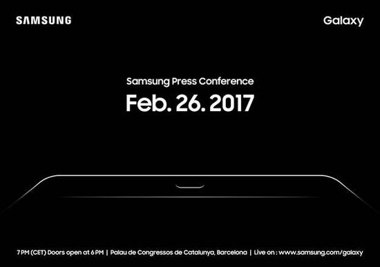 三星Tab S3邀请函曝光（图片来源gsmarena）