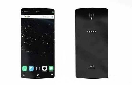 疑似 OPPO Find 9外观曝光(图片引自微博)