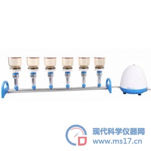 台湾洛科MultiVac610-MS-A六联悬浮物抽滤套装 多联抽滤套装 六联式直排水过滤装置
